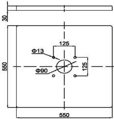 XJ5575機(jī)床吊臂箱組件-底盤(pán)圖紙